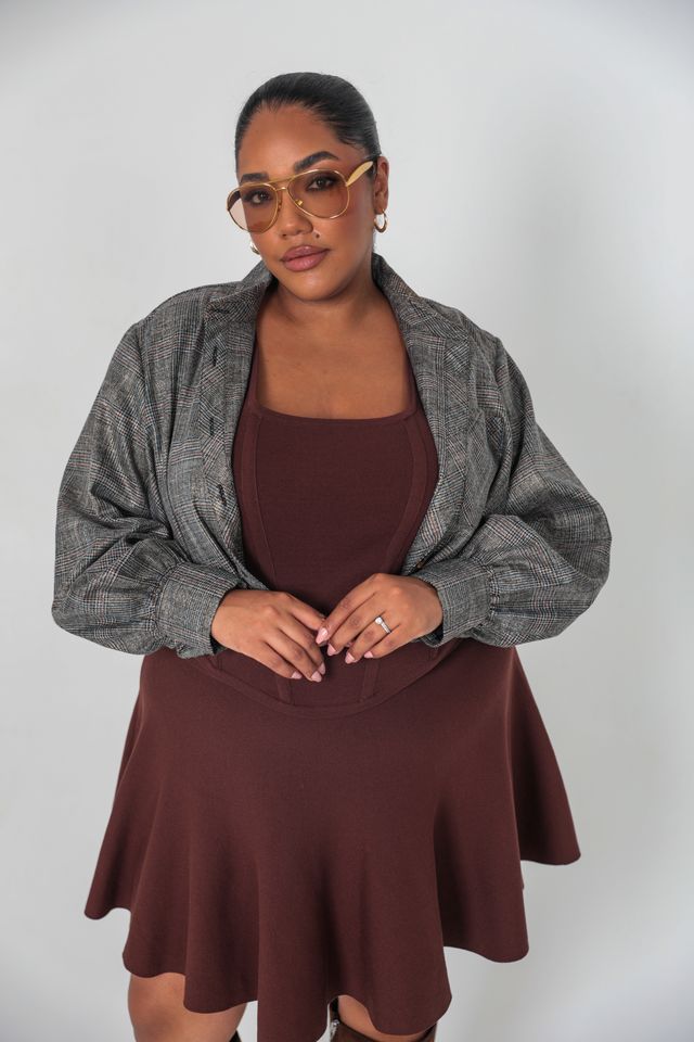 Foundation Contour Top — Brown