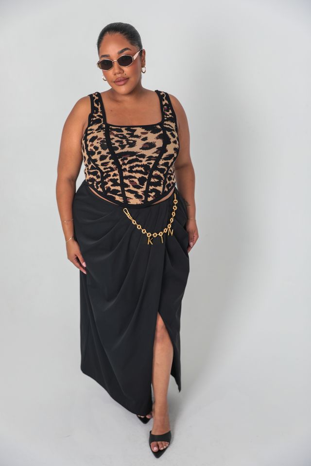 Balance Draped Skirt